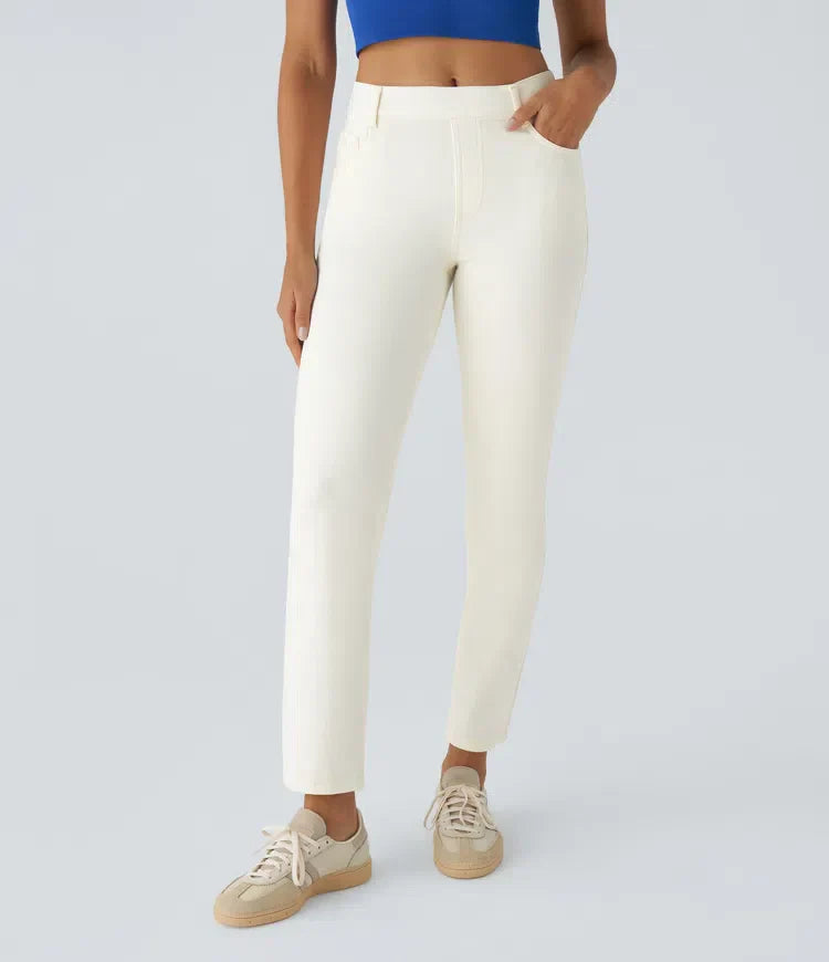 ComfortFit - Elastic and comfortable pants with high waist