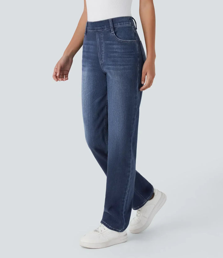 ComfortFit - Elastic and comfortable pants with high waist