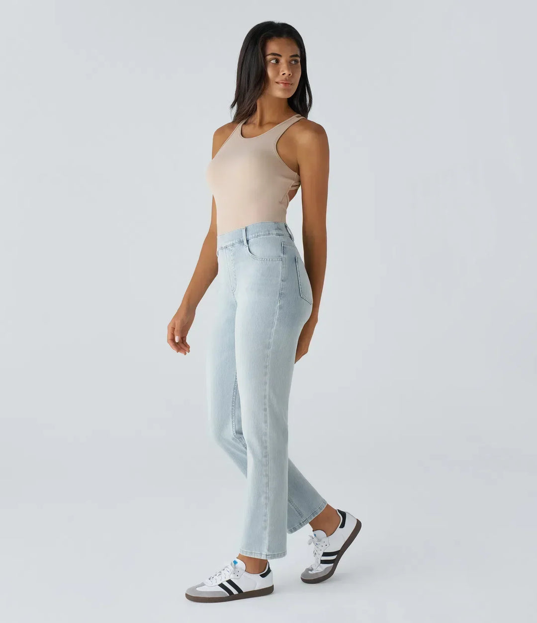 ComfortFit - Elastic and comfortable pants with high waist
