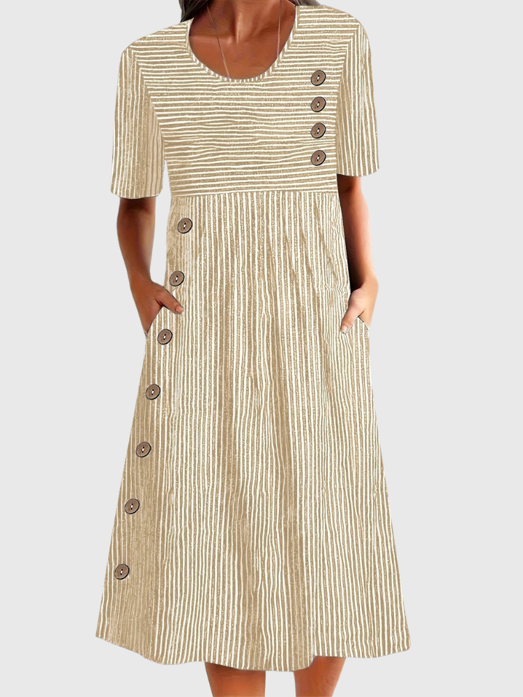 Sofia | Striped Summer Dress