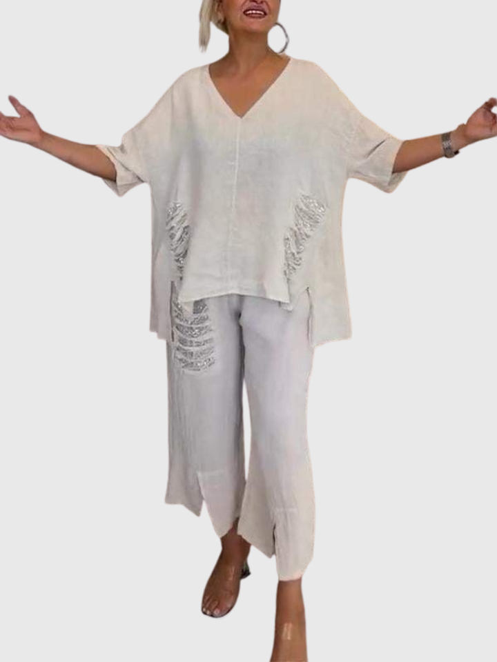 Bianca | Elegant Two-Piece Summer Set For The Sunny Days
