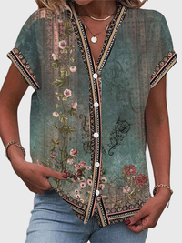 Braila | Watercolor Petal Blouse