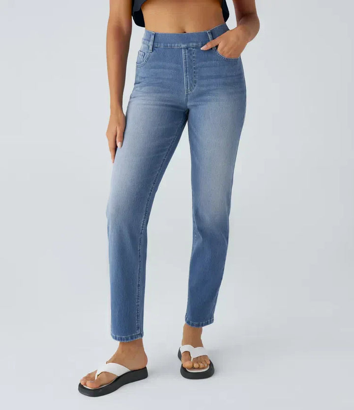 ComfortFit - Elastic and comfortable pants with high waist