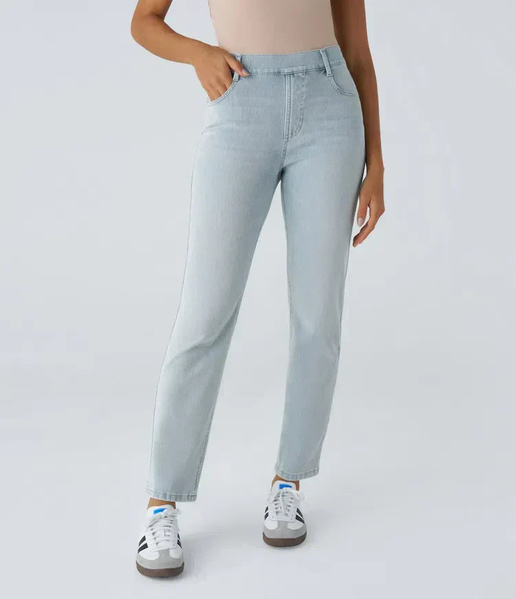 ComfortFit - Elastic and comfortable pants with high waist