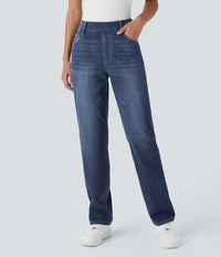 ComfortFit - Elastic and comfortable pants with high waist
