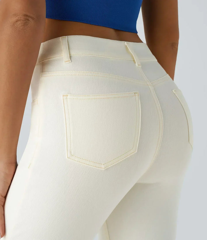 ComfortFit - Elastic and comfortable pants with high waist