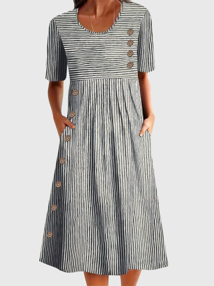 Sofia | Striped Summer Dress