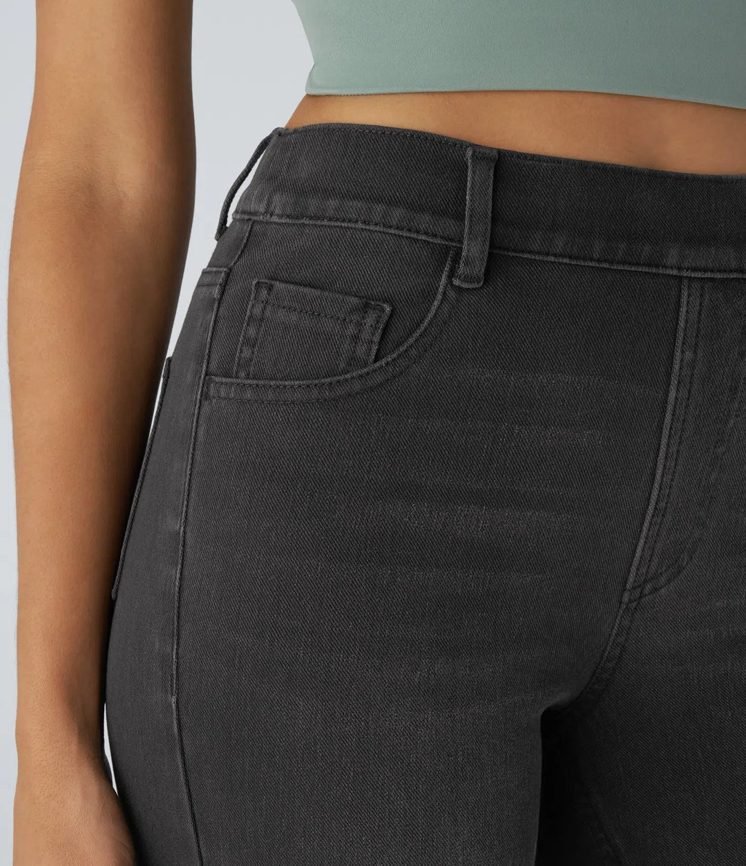 ComfortFit - Elastic and comfortable pants with high waist
