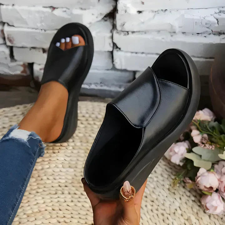 Eliza – Orthopedic Slip-on Wedge Sandals