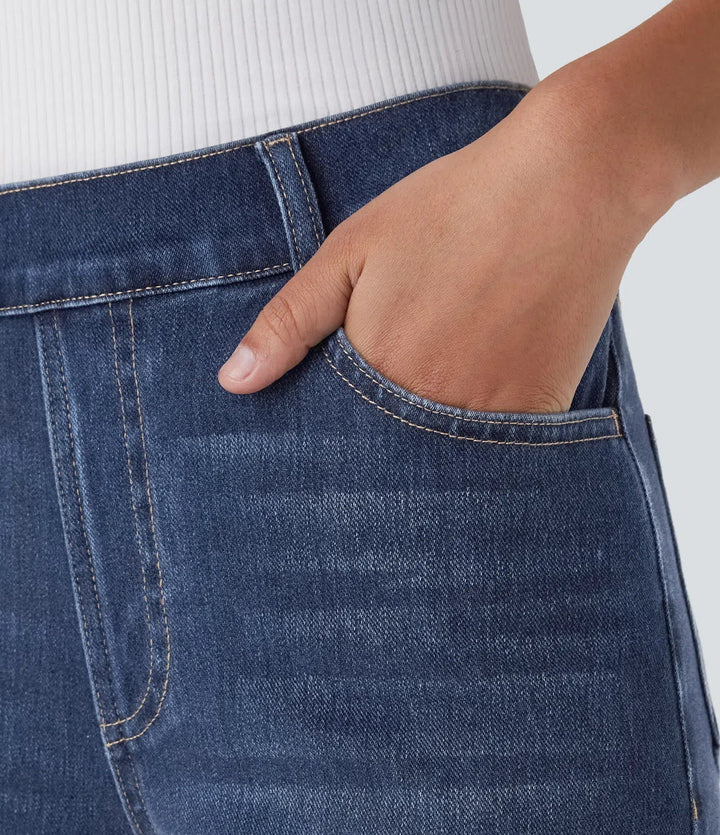 ComfortFit - Elastic and comfortable pants with high waist