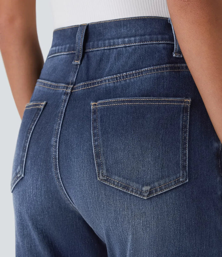 ComfortFit - Elastic and comfortable pants with high waist