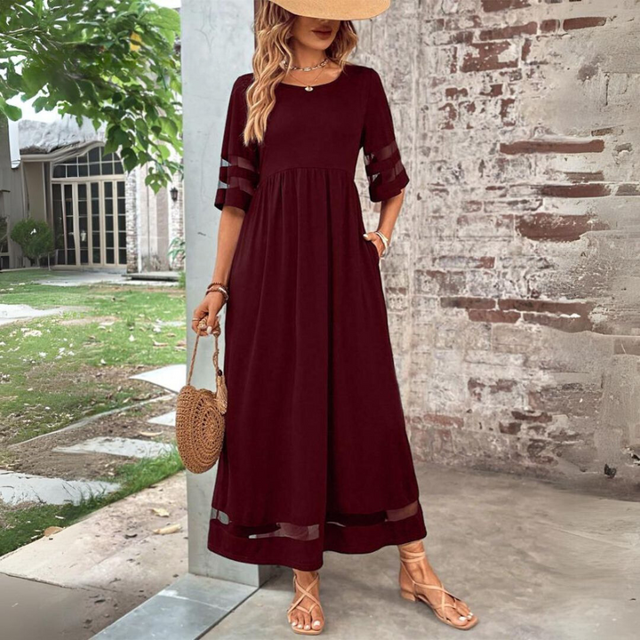 Aubrey – Flattering Tummy-Smoothing Midi Dress