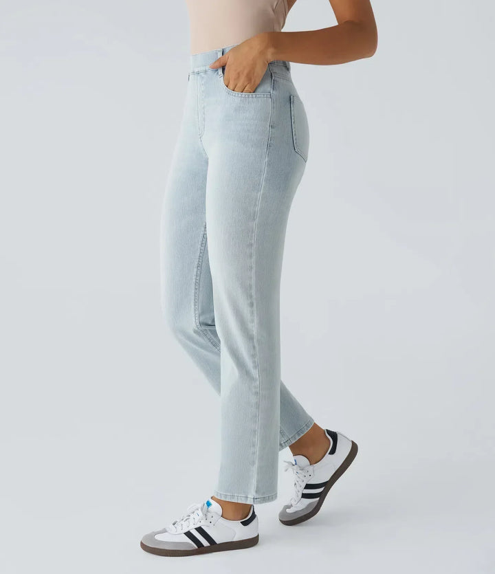ComfortFit - Elastic and comfortable pants with high waist