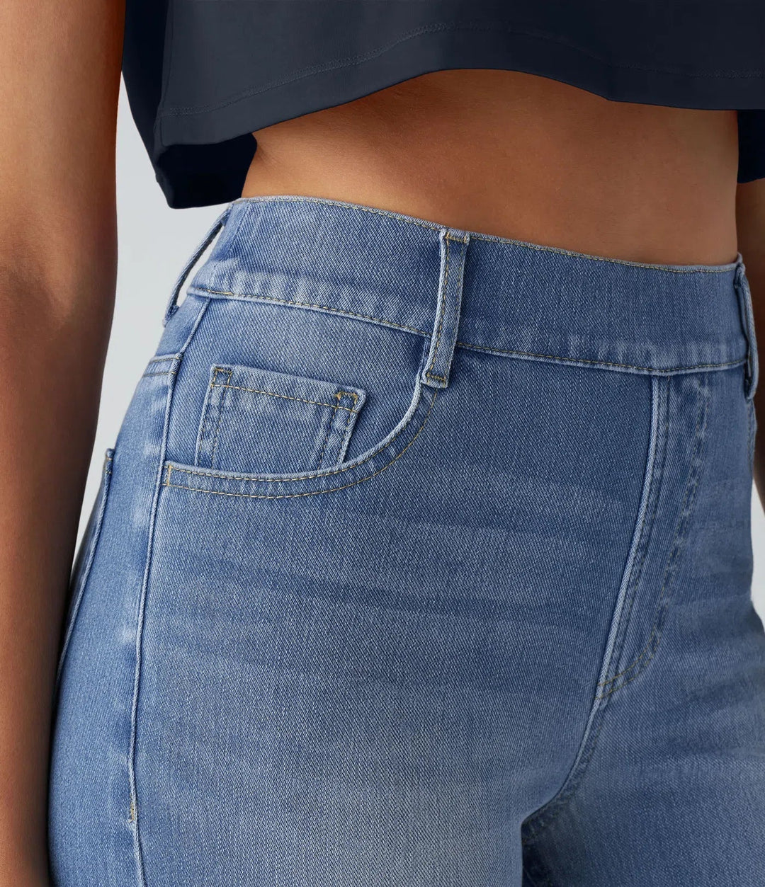 ComfortFit - Elastic and comfortable pants with high waist