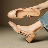 Reyna Genuine Leather Pumps