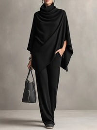 Seraphine | Elegant Drape Two-Piece Set