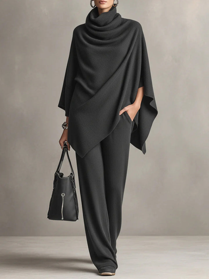 Seraphine | Elegant Drape Two-Piece Set