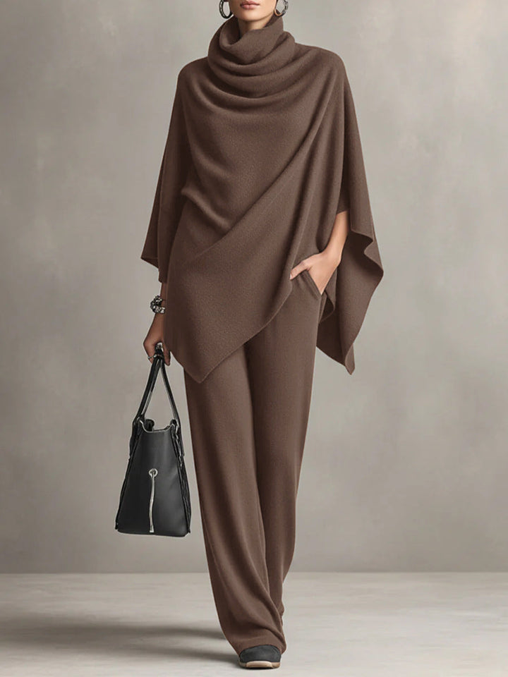 Seraphine | Elegant Drape Two-Piece Set