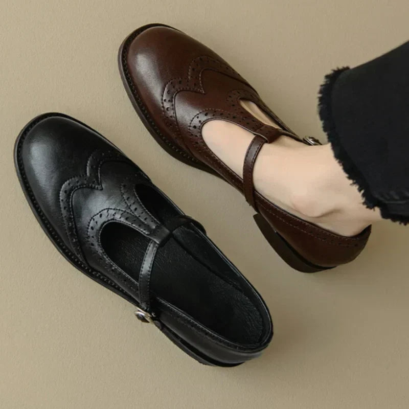 Katy| Elegant T-Strap Mary Janes
