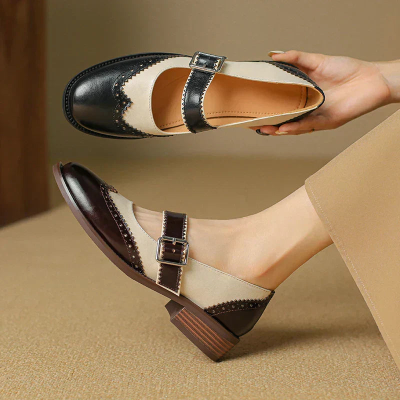 Miana | Leather Mary Janes