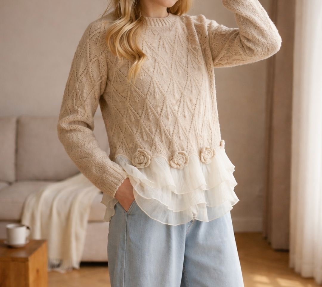 Taylor - Ruffle Cardigan